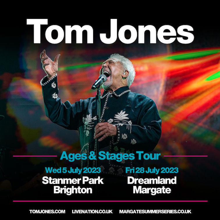 Tom Jones, Margate Summer Series, Music news, Live Event, TotalNtertainment