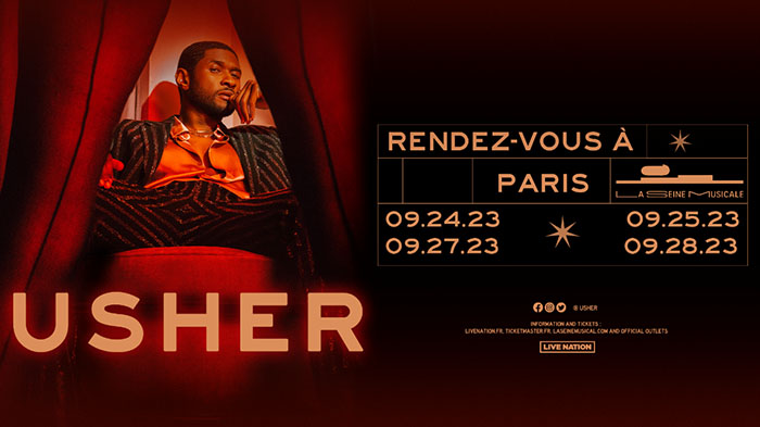Usher, Music News, Tour Dates, Paris, TotalNtertainment