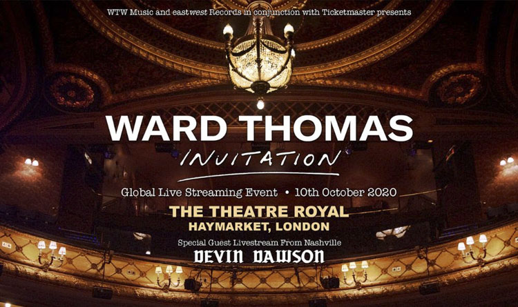 Ward Thomas, Global Live Streaming event, Music, TotalNtertainment, London