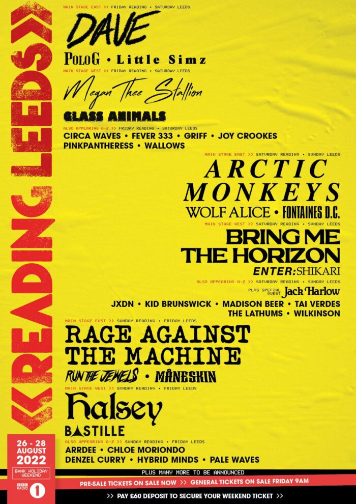 Leeds Festival, festival News, TotalNtertainment, Dave, Artic Monkeys