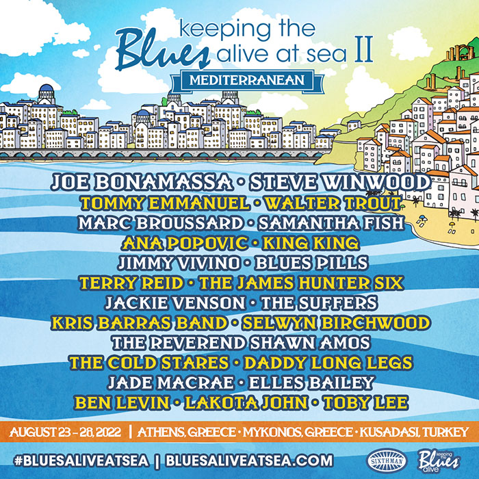 Keeping The Blues Alive, Steve Winwood, festival, Music news