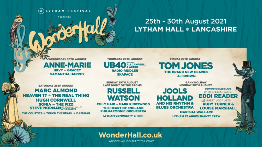 Wonderhall, MUsic, Festival, Lytham, TotalNtertainment